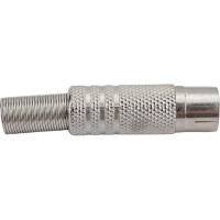 Гнездо TV TDM ELECTRIC антенное, металл, с пружиной, индивидуальная упаковка SQ1809-0029