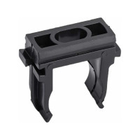 Крепеж-клипса для труб Строитель черная, д20, 100 шт. PR13.0395