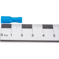 Разъем плоский полностью изолированный TDM ELECTRIC РППИ-М 2-187 синий мама  50 шт SQ0546-0004