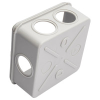 Коробка распределительная TDM ELECTRIC 100х100х50мм, крышка, IP55, 6 входов SQ1401-1255