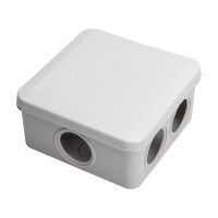 Коробка распределительная TDM ELECTRIC 100х100х50мм, крышка, IP55, 6 входов SQ1401-1255