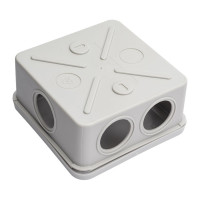 Коробка распределительная TDM ELECTRIC 100х100х50мм, крышка, IP55, 6 входов SQ1401-1255