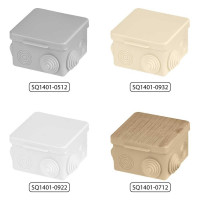 Коробка распределительная TDM ELECTRIC 80х80х50мм IP54 7 входов черная SQ1401-0912