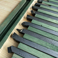 Набор токарных резцов по металлу 12 шт, 8x8 мм ООО ПЕТРО-ИНСТРУМЕНТ НРМ003x7397472 X7397472