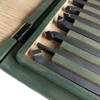 Набор токарных резцов по металлу 12 шт, 10x10 мм ООО ПЕТРО-ИНСТРУМЕНТ НРМ001x7398920 X7398920