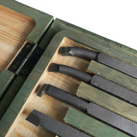 Набор токарных резцов по металлу 12 шт, 12x12 мм ООО ПЕТРО-ИНСТРУМЕНТ НРМ002x7396801 X7396801