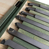 Набор токарных резцов по металлу 12 шт, 12x12 мм ООО ПЕТРО-ИНСТРУМЕНТ НРМ002x7396801 X7396801