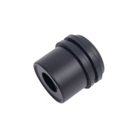 Дверной ограничитель, диаметр 25 мм, высота 30 мм, черный Vantage DS5BL