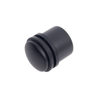 Дверной ограничитель, диаметр 25 мм, высота 30 мм, черный Vantage DS5BL