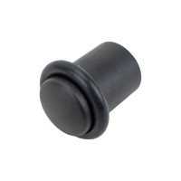 Дверной ограничитель, диаметр 20 мм, высота 30 мм, черный Vantage DS1BL