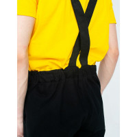 Полукомбинезон ООО ГУП Бисер Крым, черный, размер 64-66, рост 182-188 4670132025132