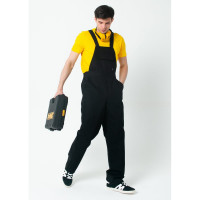 Полукомбинезон ООО ГУП Бисер Крым, черный, размер 64-66, рост 182-188 4670132025132