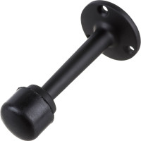 Дверной ограничитель, диаметр 38 мм, высота 80 мм, черный Vantage DS4BL