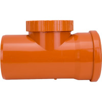 Ревизия ХЕМКОР НПВХ наружной канализации 110 мм, 2491207 0 6321