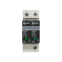 УЗИП EKF Т1+Т2; Iimp-12,5kA; In-20kA; Uc-275В; 1+1 PROxima OV12-11-505