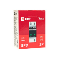 УЗИП EKF Т1+Т2; Iimp-12,5kA; In-20kA; Uc-275В; 1+1 PROxima OV12-11-505