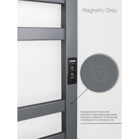 Полотенцесушитель INDIGO Oktava Slim 3 electro 60/50 таймер, скрытый монтаж, универсальное подключение R/L LСLOKS3E60-50MGRt