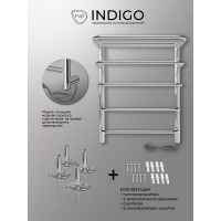 Полотенцесушитель INDIGO Hit (electro) 60/50 скрытый монтаж, универсальное подключение R/L полированный LHE60-50R