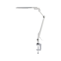 Настольный светодиодный светильник ЭРА NLED-496-12W-S на струбцине, серебро Б0052768