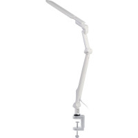 Настольный светодиодный светильник ЭРА NLED-496-12W-W на струбцине, белый Б0052766