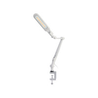 Настольный светодиодный светильник ЭРА NLED-496-12W-W на струбцине, белый Б0052766