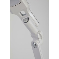 Настольный светодиодный светильник ЭРА NLED-497-12W-S на струбцине и с основанием, серебро Б0052772