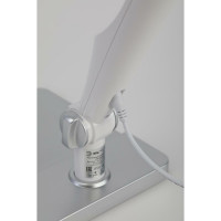 Настольный светодиодный светильник ЭРА NLED-497-12W-S на струбцине и с основанием, серебро Б0052772