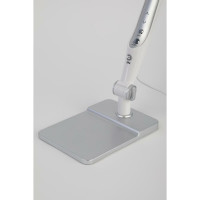 Настольный светодиодный светильник ЭРА NLED-497-12W-S на струбцине и с основанием, серебро Б0052772