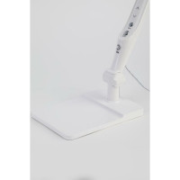 Настольный светодиодный светильник ЭРА NLED-497-12W-W на струбцине и с основанием, белый Б0052770