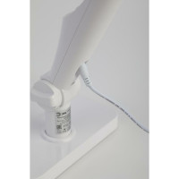 Настольный светодиодный светильник ЭРА NLED-497-12W-W на струбцине и с основанием, белый Б0052770