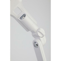 Настольный светодиодный светильник ЭРА NLED-497-12W-W на струбцине и с основанием, белый Б0052770