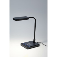 Настольный светодиодный светильник ЭРА NLED-499-10W-BK с основанием, черный Б0052777
