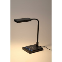 Настольный светодиодный светильник ЭРА NLED-499-10W-BK с основанием, черный Б0052777