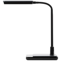 Настольный светодиодный светильник ЭРА NLED-499-10W-BK с основанием, черный Б0052777