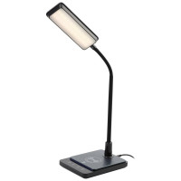 Настольный светодиодный светильник ЭРА NLED-499-10W-BK с основанием, черный Б0052777