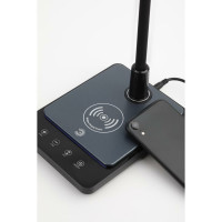 Настольный светодиодный светильник ЭРА NLED-499-10W-BK с основанием, черный Б0052777