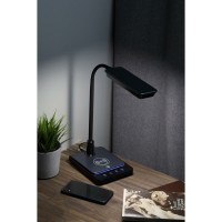 Настольный светодиодный светильник ЭРА NLED-499-10W-BK с основанием, черный Б0052777