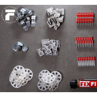 Усиленные гвозди по бетону Fixpistols F-CN 3x22, 1000 шт. 1-2-3-5148