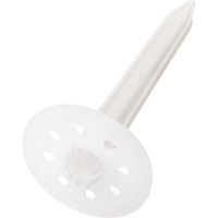 Гриб прямого монтажа утеплителя FIXPISTOLS Тарельчатый дюбель для монтажных пистолетов F-IN150/60 50шт/уп 2-1-6-3136