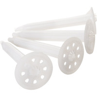 Гриб прямого монтажа утеплителя FIXPISTOLS Тарельчатый дюбель для монтажных пистолетов F-IN150/60 50шт/уп 2-1-6-3136