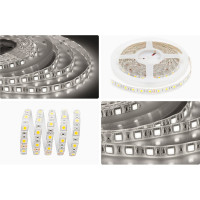 Светодиодная лента Apeyron 24В, ПРО, 14,4Вт/м, 60д/м, IP65, 1100Лм/м, подложка 10мм, 5м, 4000К 00-319