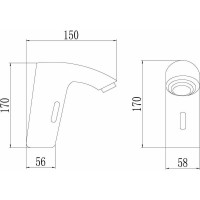 Сенсорный смеситель Savol S-GY8865-1A 23717