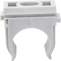 Держатель для труб типа «Клипса» Farton диаметр 20 мм, 50 шт. 400003