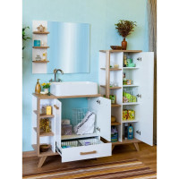 Тумба Sanflor Ингрид 80 к умывальнику Олимпия 56 С000005876