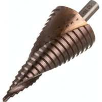 Сверло ступенчатое по металлу РОСОМАХА 4-40 мм, 19 ступеней Экстрим КОБАЛЬТ 705005