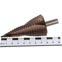 Сверло ступенчатое по металлу РОСОМАХА 4-40 мм, 19 ступеней Экстрим КОБАЛЬТ 705005