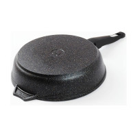 Сковорода Мечта АП Гранит star 30 см, со съемной ручкой и стеклянной крышкой с030803