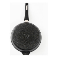 Сковорода Мечта АП Гранит star 30 см, со съемной ручкой и стеклянной крышкой с030803