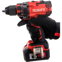Аккумуляторная дрель-шуруповерт Felisatti ДА-13/18BK бесщеточная (кейс, 1 аккум. 4Ач, ЗУ), 151.5.1.00