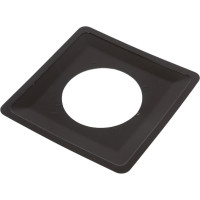 Одноместная защитная рамка для выключателей или розеток для защиты обоев TDM ELECTRIC 130x130 мм, антрацит SQ1822-0005